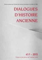 DIALOGUES D'HISTOIRE ANCIENNE 41/1 - 2015