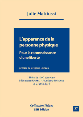 L'apparence de la personne phy