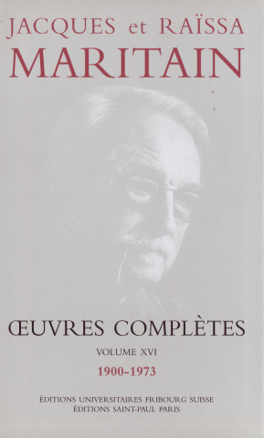 OEUVRES COMPLETES MARITAIN XVI