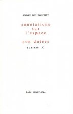 Annotations sur l’espace (carnet 3)