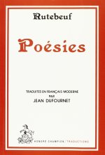 POESIES. TRADUIT EN FRANCAIS MODERNE PAR JEAN DUFOURNET. (1977).