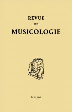 Revue de musicologie tome 24/1 (1942)