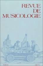 Revue de musicologie tome 66, n° 2 (1980)