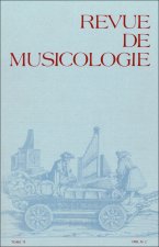 Revue de musicologie tome 75, n° 2 (1989)