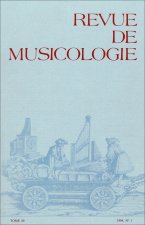 Revue de musicologie tome 80, n° 1 (1994)