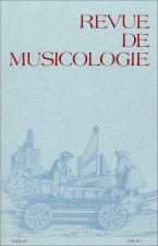 Revue de musicologie tome 80, n° 2 (1994)