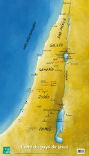 Carte du pays de Jesus - ed. crer
