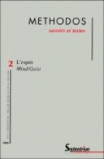 REVUE METHODOS NUMERO 2-2002 :  L'ESPRIT MIND/GEIST