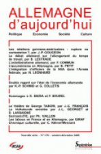REVUE ALLEMAGNE D'AUJOURD'HUI N170 LMD 3-5-8 CONVERGENCES ET DIVERGEN CES ENTRE LA FRANCE ET L'ALLEM