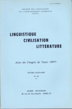 Linguistique, Civilisation, Littérature