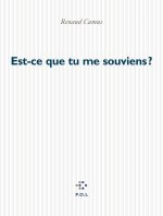 Est-ce que tu me souviens ?