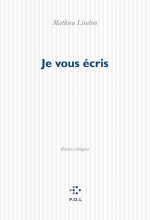 Je vous écris