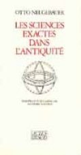 SCIENCES EXACTES DS ANTIQ