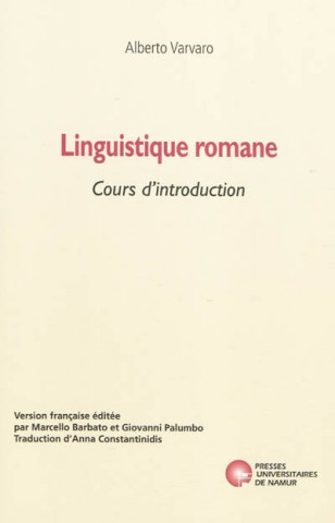 LINGUISTIQUE ROMANE. COURS D'INTRODUCTION