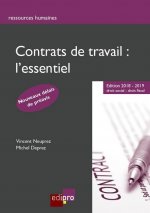 CONTRATS DE TRAVAIL : L'ESSENTIEL - EDITION 2018-2019