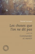 LES CHOSES QUE L'ON NE DIT PAS