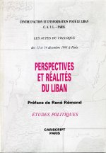Perspectives et réalités du Liban Préface de René Rémond