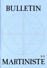 Bulletin Martiniste N°2-3