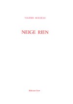 Neige rien