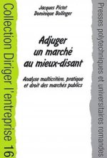 Adjuger un marché au mieux-disant