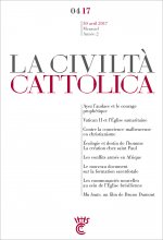 Civilta cattolica avril 2017
