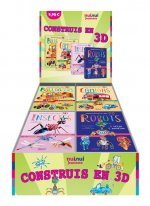 COFFRET 16 LIVRES- CONSTRUIS EN 3D
