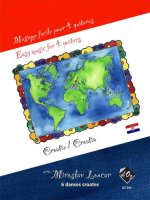 MUSIQUE FACILE POUR 4 GUITARES - CROATIE GUITARES-PARTITION+PARTIES SEPAREES
