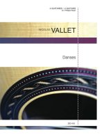 DANSES POUR 4 LUTHS GUITARES-PARTITION+PARTIES SEPAREES