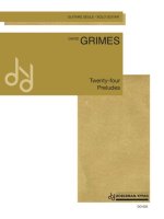 TWENTY-FOUR PRELUDES GUITARE