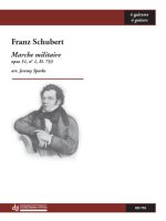 MARCHE MILITAIRE, OPUS 51, NO. 1, D. 733 GUITARES-PARTITION+PARTIES SEPAREES