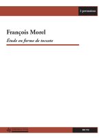 ETUDE EN FORME DE TOCCATE MUSIQUE D'ENSEMBLE-PARTITION+PARTIES SEPAREES