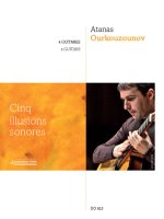 CINQ ILLUSIONS SONORES GUITARES-PARTITION+PARTIES SEPAREES