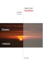 DUETTO FLUTE TRAVERSIERE