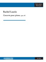 CONCERTO POUR PIANO, OP. 46 (PARTIE DE PIANO) -PARTITION+PARTIES SEPAREES