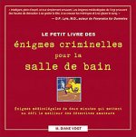 Petit livre énigmes criminelles pour salle de bain