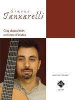 CINQ DIAPOSITIVES EN FORME D'ETUDES GUITARE