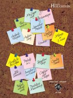 ALBUM FOR GUITAR GUITARE