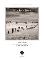 PICK A BALE OF COTTON GUITARES-PARTITION+PARTIES SEPAREES