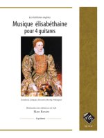 MUSIQUE ELISABETHAINE POUR 4 GUITARES GUITARES-PARTITION+PARTIES SEPAREES
