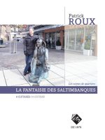 LA FANTAISIE DES SALTIMBANQUES -PARTITION+PARTIES SEPAREES