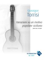 VARIAZIONI SU UN MOTIVO POPOLARE SICILIANO GUITARE