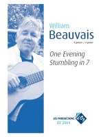 ONE EVENING / STUMBLING IN 7 GUITARES-PARTITION+PARTIES SEPAREES