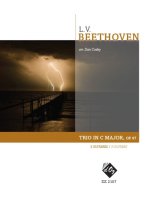 TRIO IN C MAJOR, OPUS 87 -PARTITION+PARTIES SEPAREES