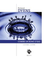 COMME UN ROND D'EAU GUITARES-PARTITION+PARTIES SEPAREES