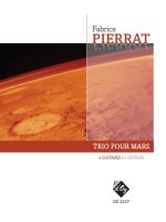 TRIO POUR MARS -PARTITION+PARTIES SEPAREES