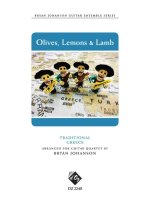 WORLD TOUR - OLIVES, LEMONS AND LAMB - GREECE GUITARES-PARTITION+PARTIES SEPAREES