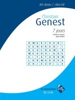 7 JOURS - KIT CLASSE -PARTITION+PARTIES SEPAREES