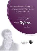 INTRODUCTION DU CELEBRE DUO L'ENCOURAGEMENT -PARTITION+PARTIES SEPAREES
