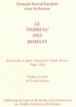 Le tombeau des romans - texte établi d'après l'éd. de C. Morlot, Paris, 1626