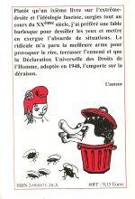 LA GRANDE DEBANDADE DU ROI DES CAFARDS ET DE SES HUSSARDS